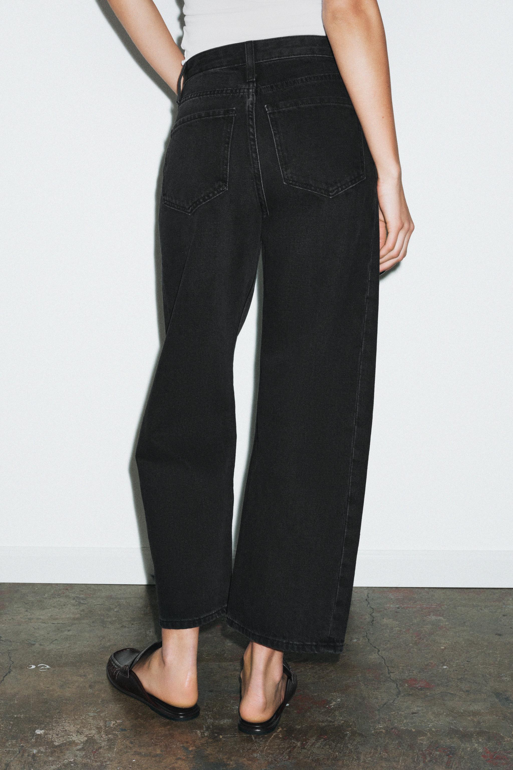 ZW COLLECTION MID-RISE RELAXED ANKLE JEANS